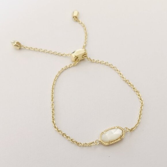 Kendra Scott Oval White Mother-of-Pearl - Picture 1 of 1